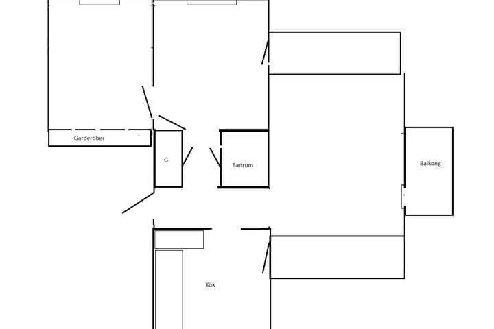 Ljus 3:a med balkong i centralt gavelläge