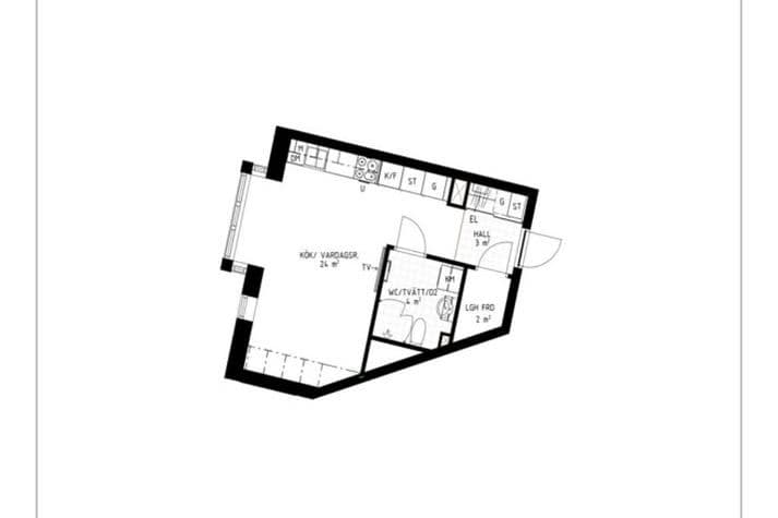 Möblerad 1:a i centrum uthyres